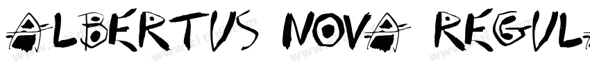 Albertus Nova Regula字体转换